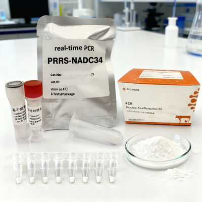Kit de détection PCR virale en temps réel pour les agents pathogènes respiratoires porcins de type NADC34