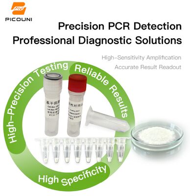 Excelente estabilidad Kit de detección QPCR animal Amplificación de alta sensibilidad Resultados precisos Presentación Pruebas múltiples, Vida útil 24 meses