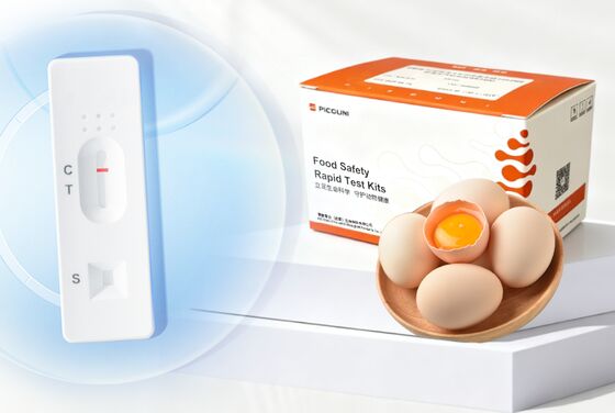 Carpeta de prueba rápida de seguridad alimentaria de huevos rápidos y de aves de corral que proporciona resultados en 10 minutos, garantizando la precisión e identificación de residuos en rastros