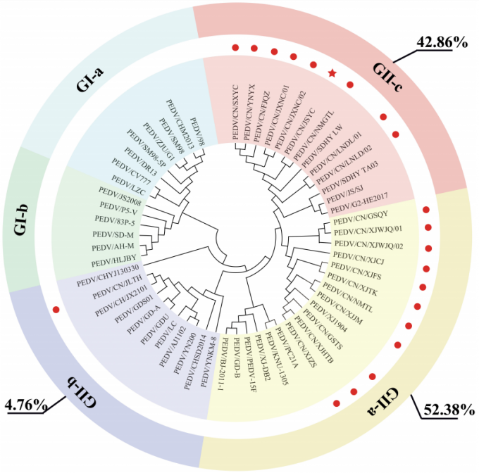 Pedv Gene The latest epidemiological survey of swine diarrhea virus in China ...